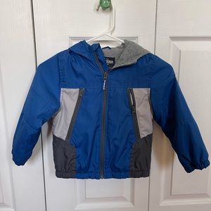 Boys 4T OshKosh B’gosh light coat jacket fleece